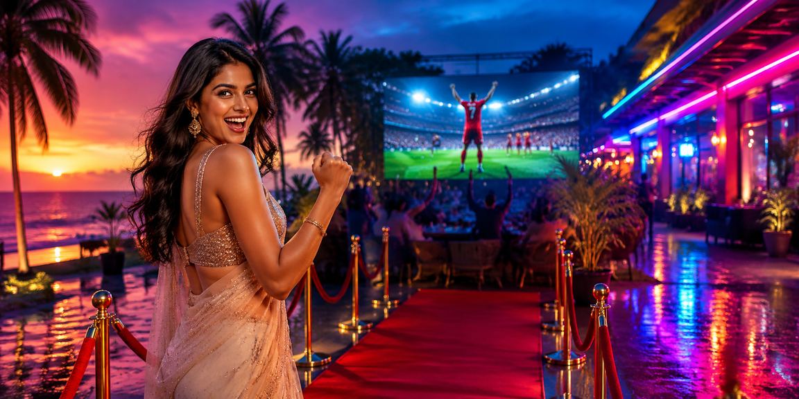 Goa beach casino gaming and betting environment with rupees